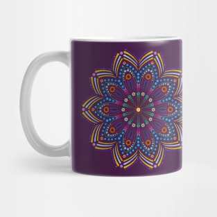 Nature Dot Art Illusion Mandala Mug